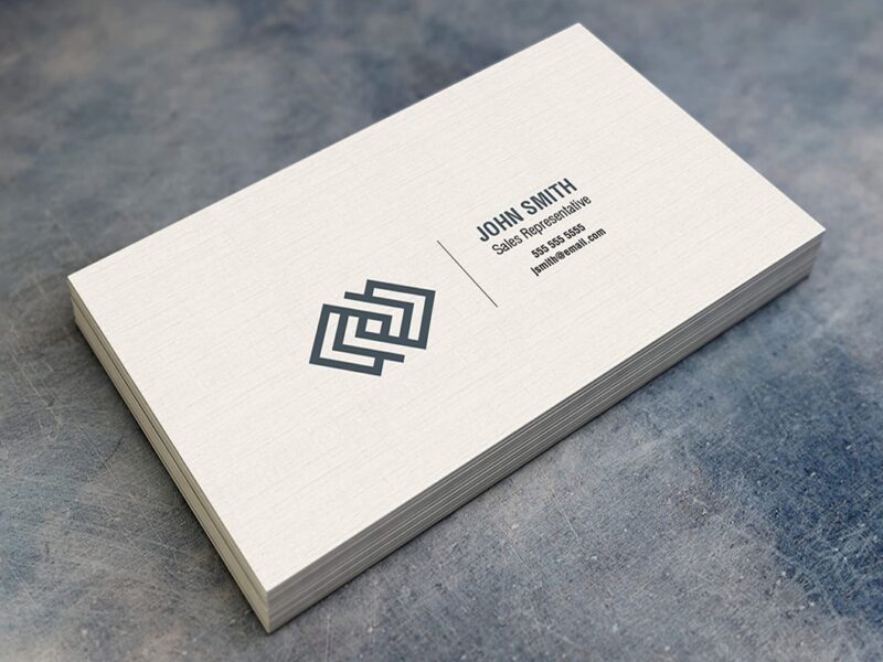 Linen Business Cards