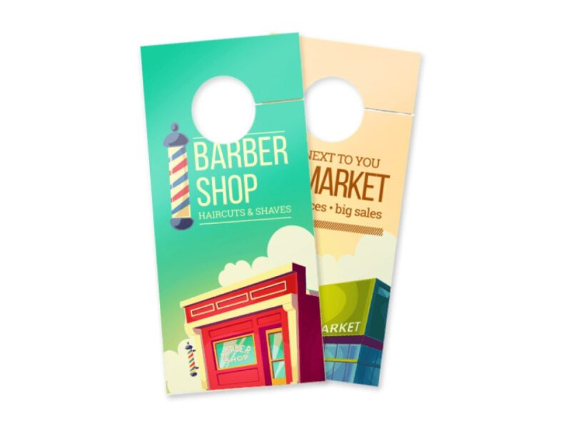 Matte Door Hangers